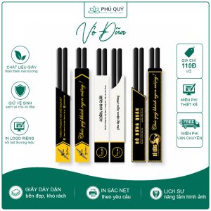 Vỏ Đũa In Theo Yêu Cầu – Miễn Phí Thiết Kế & Vận Chuyển