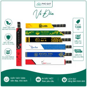 In Vỏ Đũa Giá Rẻ – Miễn Phí Thiết Kế & Vận Chuyển
